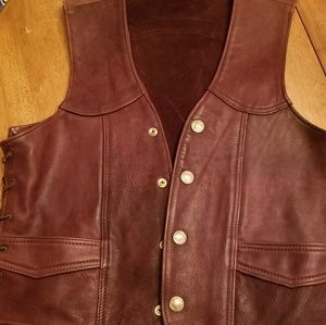 Nice brown leather vest